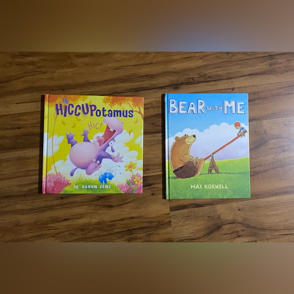 “The Hiccupotamus” & “Bear With Me” Children’s Storybook Bundle